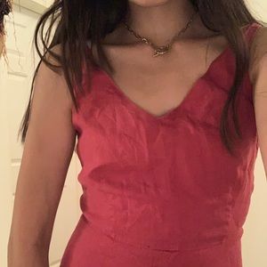 RED J CREW DRESS